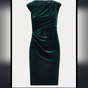 RALPH LAUREN VELVET DRESS 👗